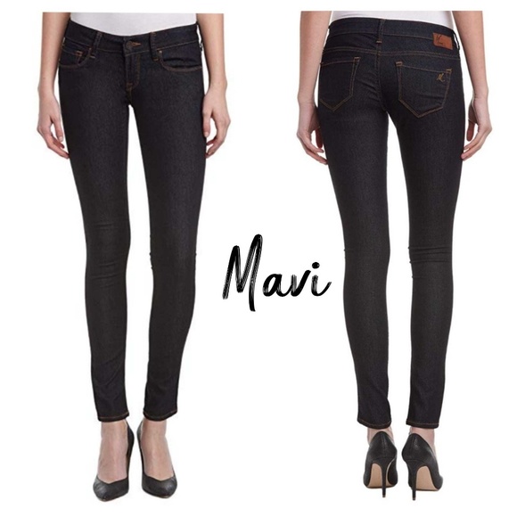 mavi serena ankle low rise super skinny